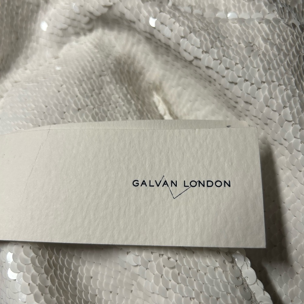 NWT MSRP $1445 GALVAN LONDON SALAR SEQUIN COCKTAIL MINI-DRESS - SIZE US 12 - Picture 4 of 14